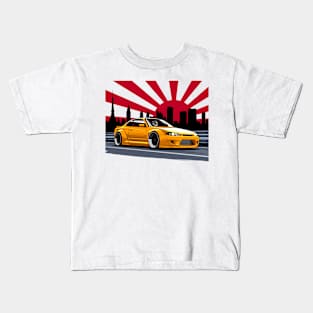 Silvia S15 Widebody (yellow) Kids T-Shirt